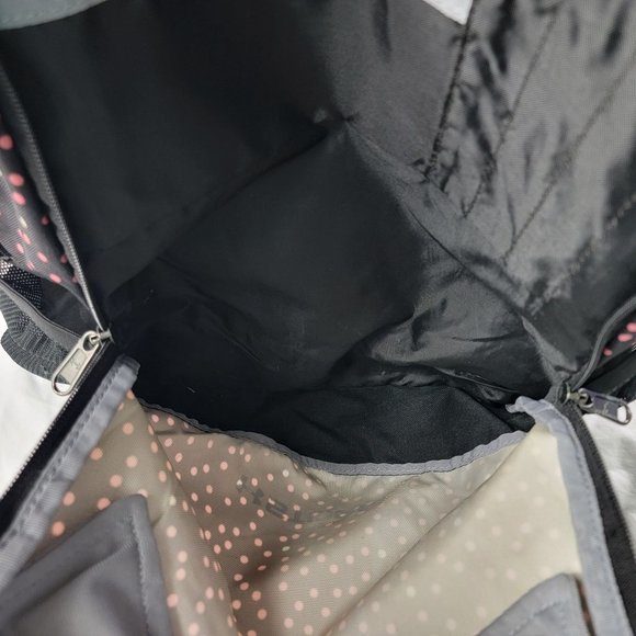 Under Armour Storm Backpack Black Pink Polka Dots School Laptop Book Bag 1277422 - Picture 8 of 11